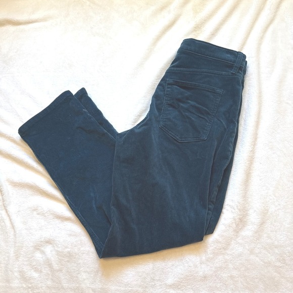 Banana Republic Corduroy Pants Womens Size 27 Button Fly Blue - Picture 1 of 9